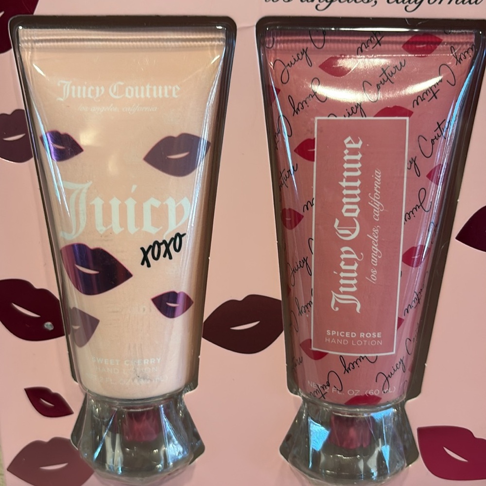 Juicy Couture NIB Pink, Rose & Fuchsia Hand Lotion Trio - Picture 4 of 5